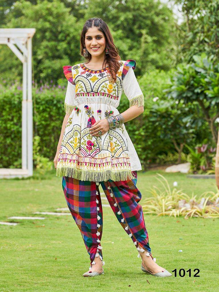 DHOLIDA VOL-3 BY ASLIWHOLESALE DESIGNER COTTON NAVRATRI KEDIA 