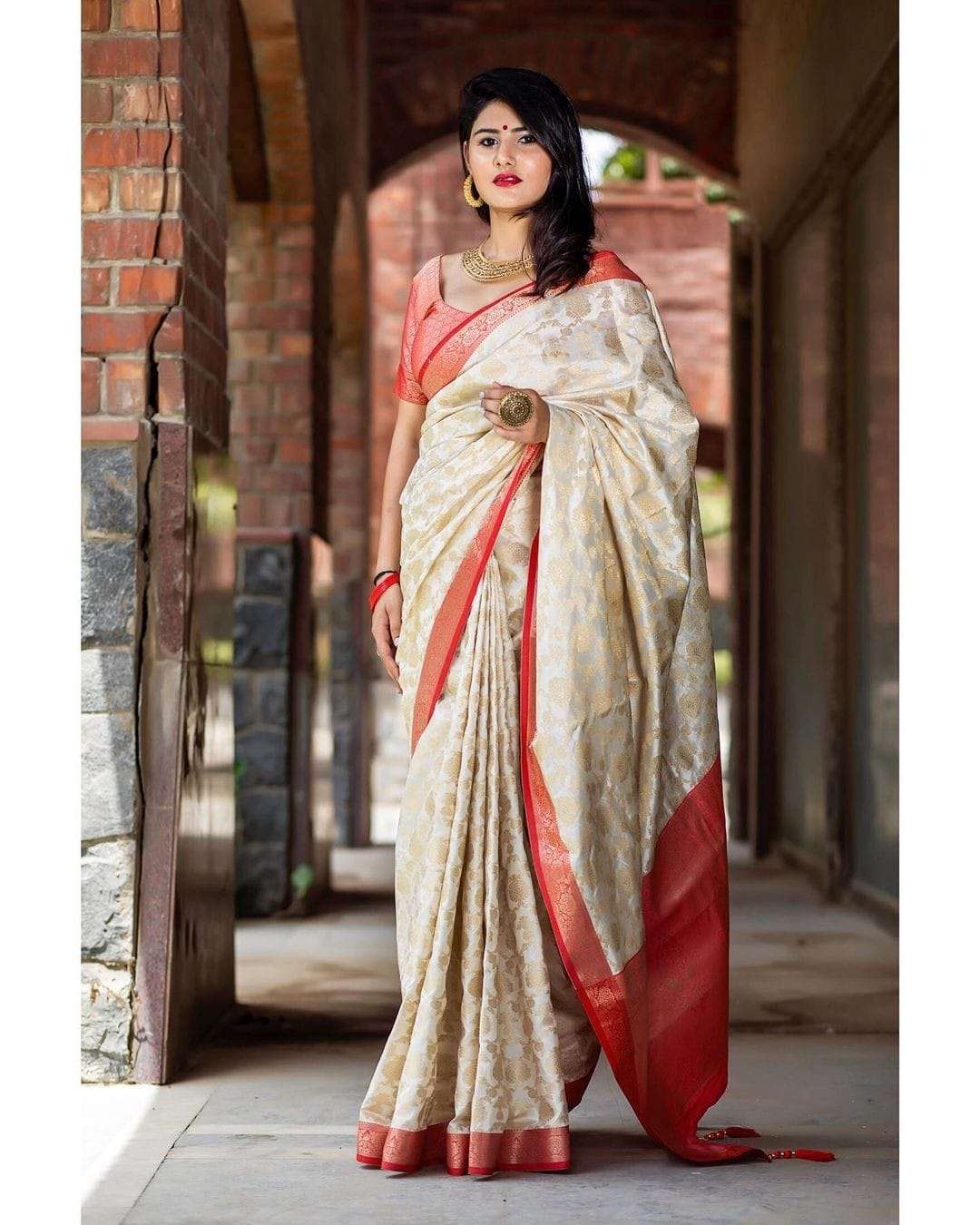 DURGA SILK VOL-02 BY ASLIWHOLESALE DESIGNER SOFT LITCHI SILK SAREES