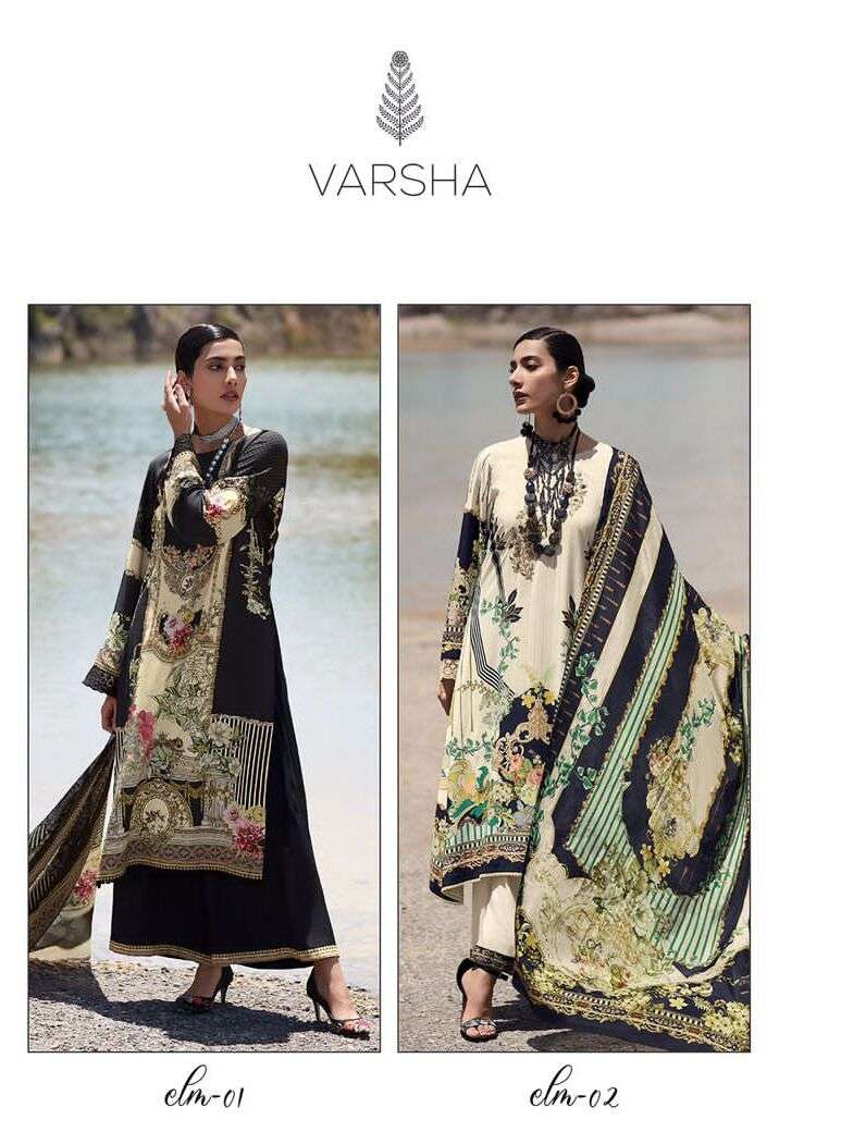 ELAN E MOHABBAT BY VARSHA LUXURY LAWN DIGITAL PRINT WITH HANDWORK DRESSES