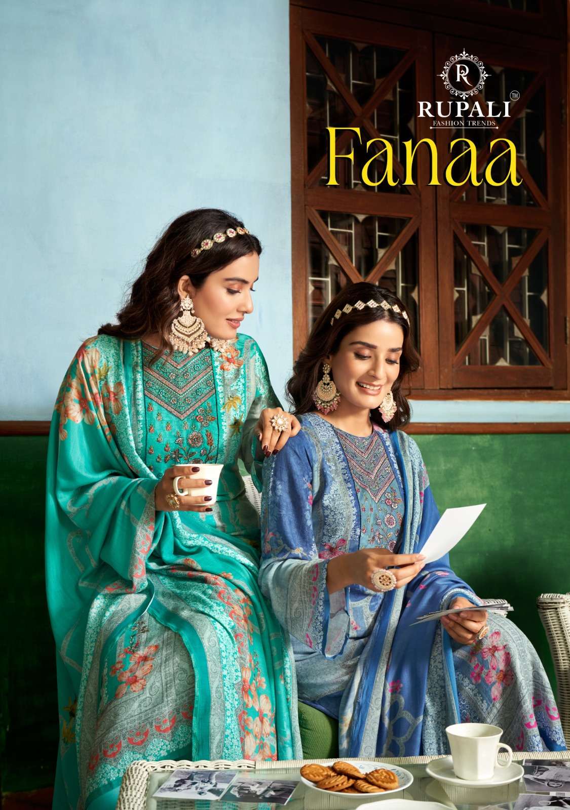 FANAA BY RUPALI FASHION TRENDS 15001 TO 15006 SERIES MUSLIN WORK DRESSES