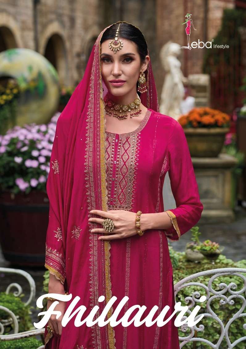 FHILLAURI BY EBA LIFESTYLE 1600 TO 1603 SERIES CHINON EMBROIDERED DRESSES