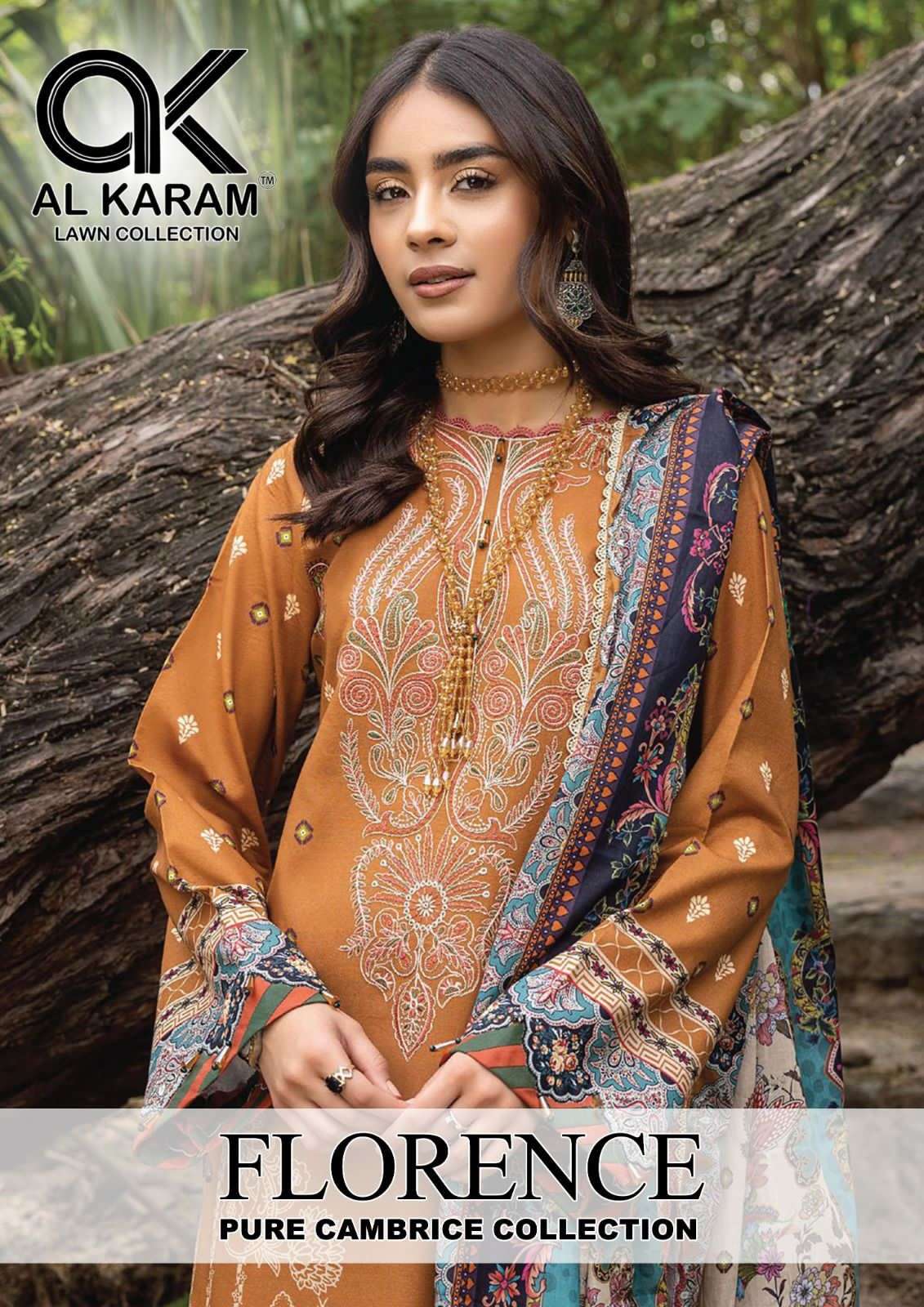 FLORENCE BY AL KARAM 1001 TO 1008 SERIES HEAVY COTTON PRINT DRESSES