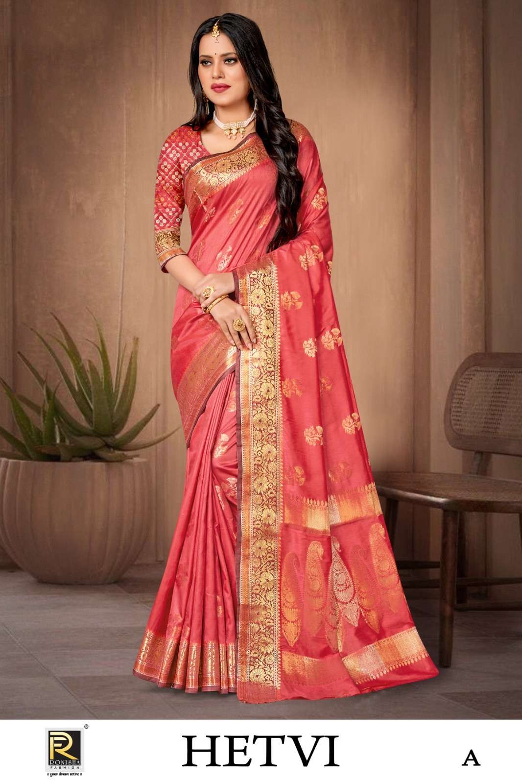 HETVI BY RONISHA FASHION DESIGNER FANCY BANARASI SILK SAREES