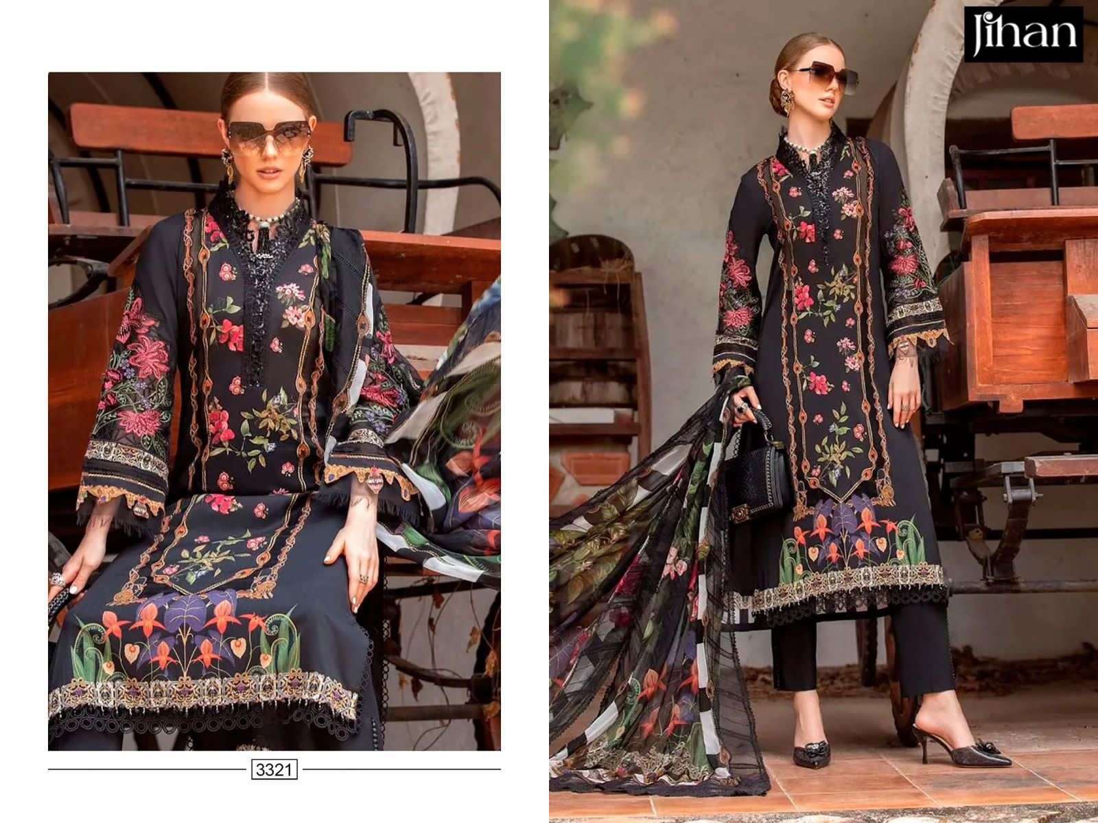 JIHAN M-PRINTS LAWN BY ASLIWHOLESALE DESIGNER HEAVY COTTON DRESSES