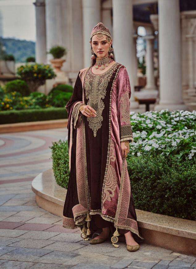 KUCHH KHAAS VOL-6 BY IBIZA 1061 TO 1068 SERIES PURE VELVET SILK DRESSES