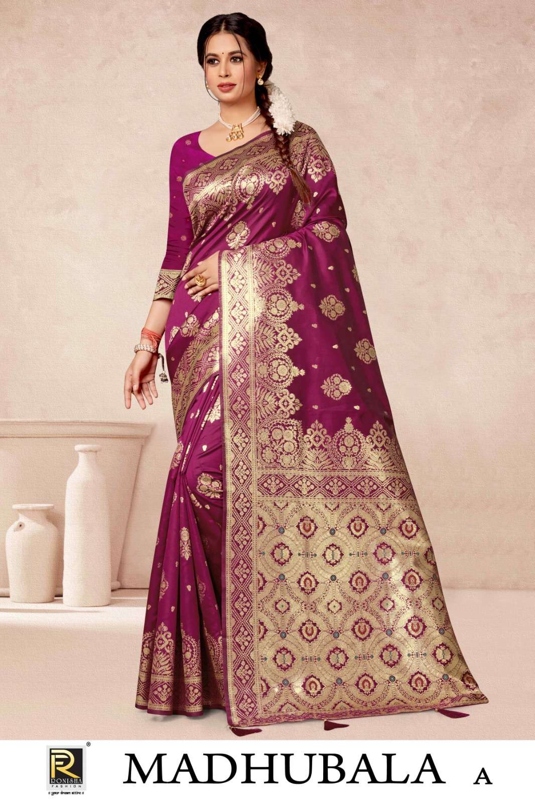 MADHUBALA BY RONISHA FASHION DESIGNER FANCY BANARASI SILK SAREES