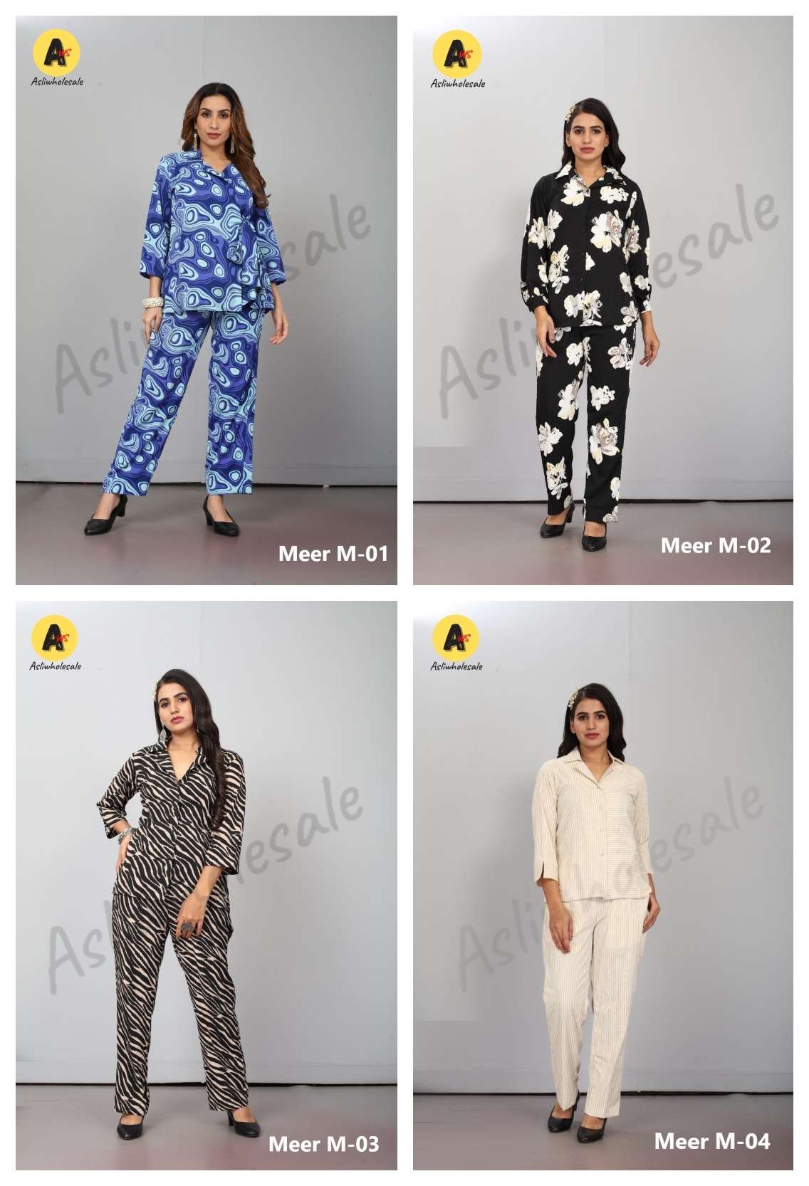 MEER CO-ORD SETS BY ASLIWHOLESALE DESIGNER PREMIUM CO-ORD SETS