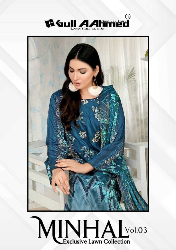 MINHAL EXCLUSIVE LAWN VOL-3 BY GULL AAHMED 2001 TO 2006 SERIES EXCLUSIVE DRESSES