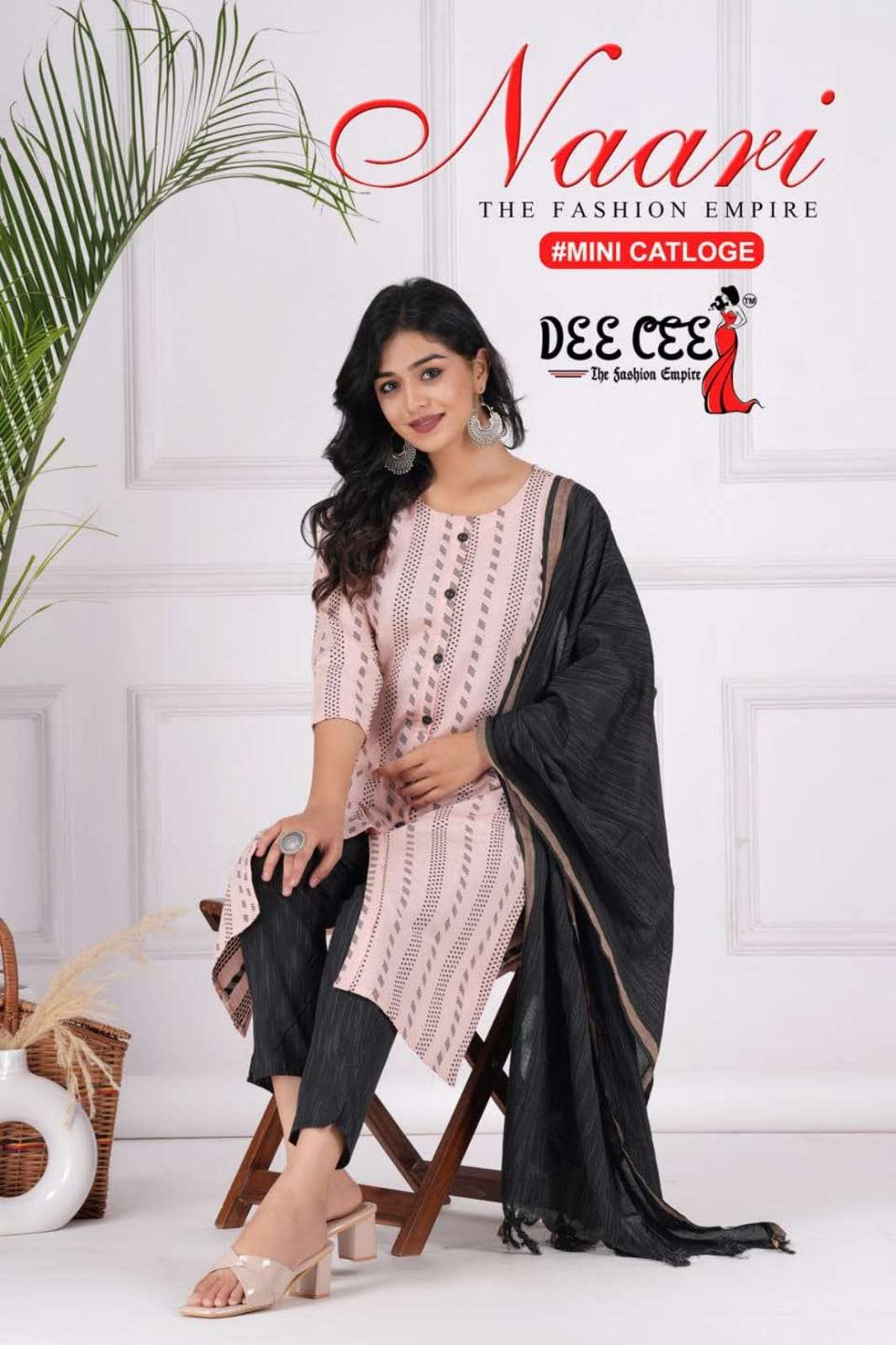 NAARI BY DEE CEE 1001 TO 1004 SERIES DESIGNER COTTON DYED DRESSES