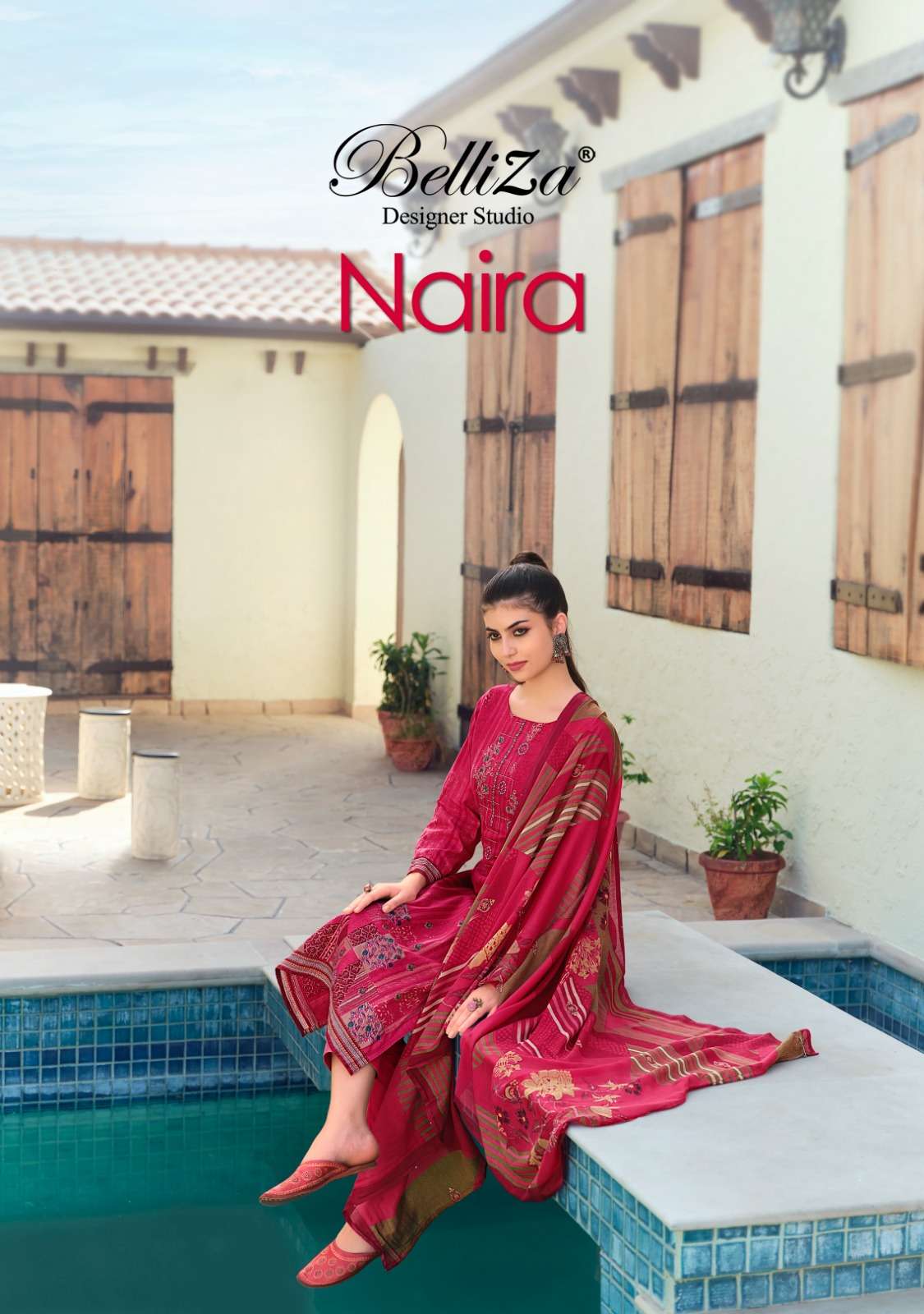 NAIRA RELOADED BY BELLIZA 792-001 TO 792-010 SERIES COTTON EMBROIDERY DRESSES