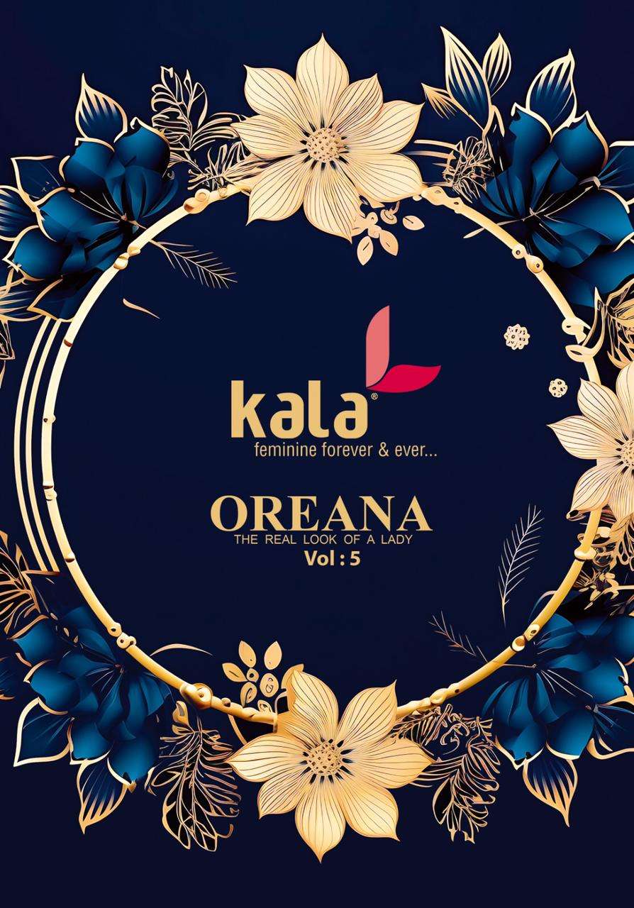 OREANA VOL-5 BY KALA 5001 TO 5012 SERIES COTTON PRINT DRESSES