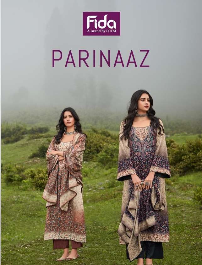 PARINAAZ BY FIDA 1001 TO 1006 SERIES DESIGNER DIGITAL SILK PASHMINA DRESSES