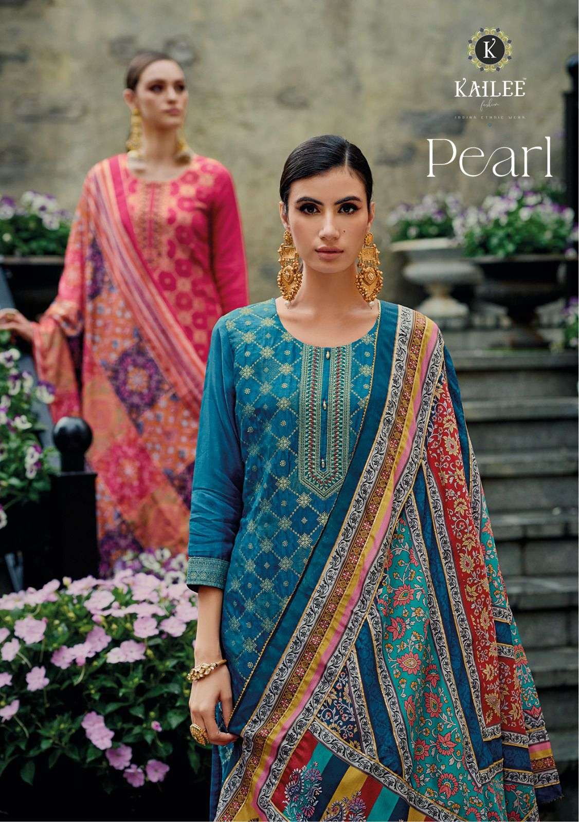 PEARL BY KALKI FASHION 41281 TO 41286 SERIES VISCOSE STITCHED DRESSES