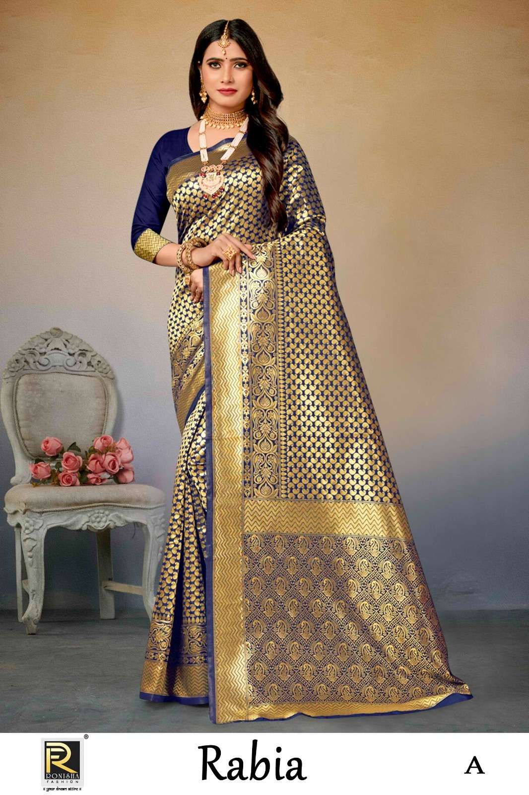 RABIA BY RONISHA FASHION DESIGNER FANCY BANARASI SILK SAREES