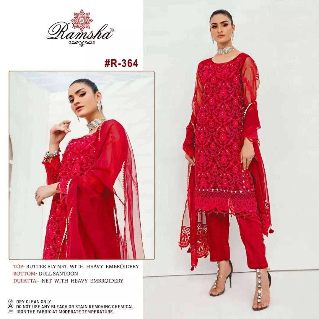 RAMSHA SALE COLLECTION VOL-3 BY RAMSHA GEORGETTE EMBROIDERY PAKISTANI DRESSES