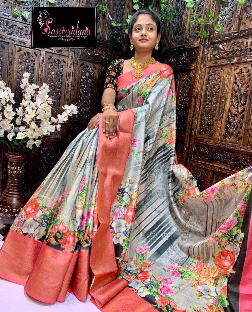 RIDHI VOL-33 BY ASLIWHOLESALE DESIGNER SOFT SILK PRINTED SAREES