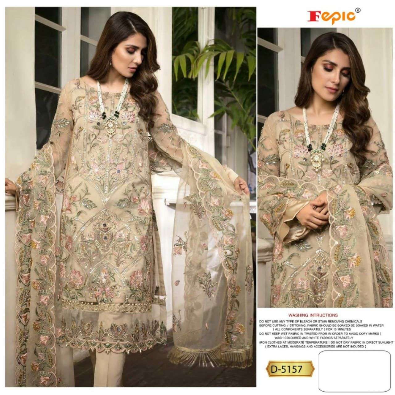 ROSEMEEN D-5157 COLOURS BY FEPIC GEORGETTE PAKISTANI DRESSES