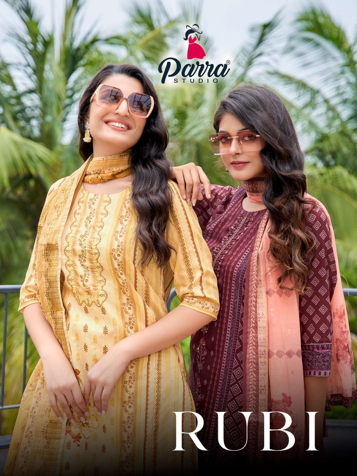 RUBI VOL-1 BY PARRA STUDIO 1001 TO 1006 SERIES MUSLIN DRESSES