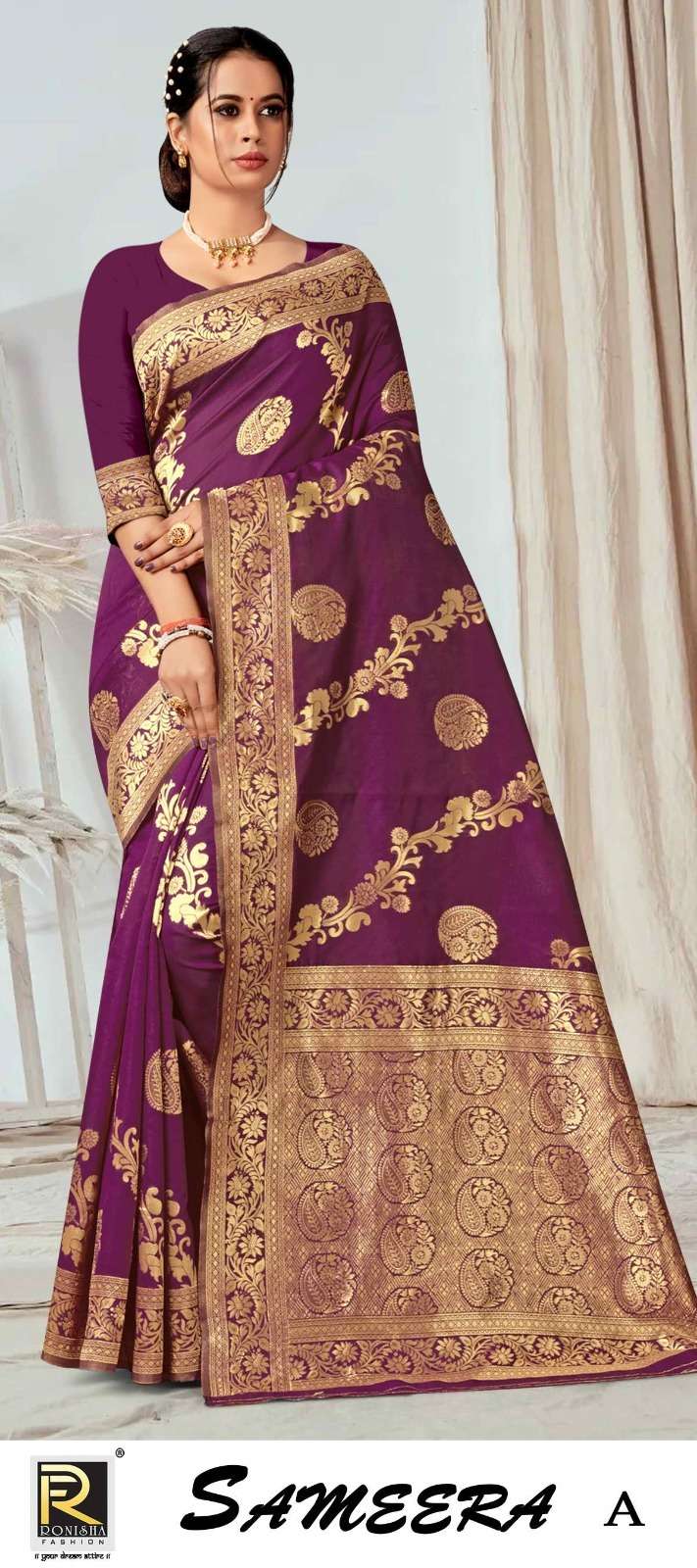 SAMEERA BY RONISHA FASHION DESIGNER FANCY BANARASI SILK SAREES