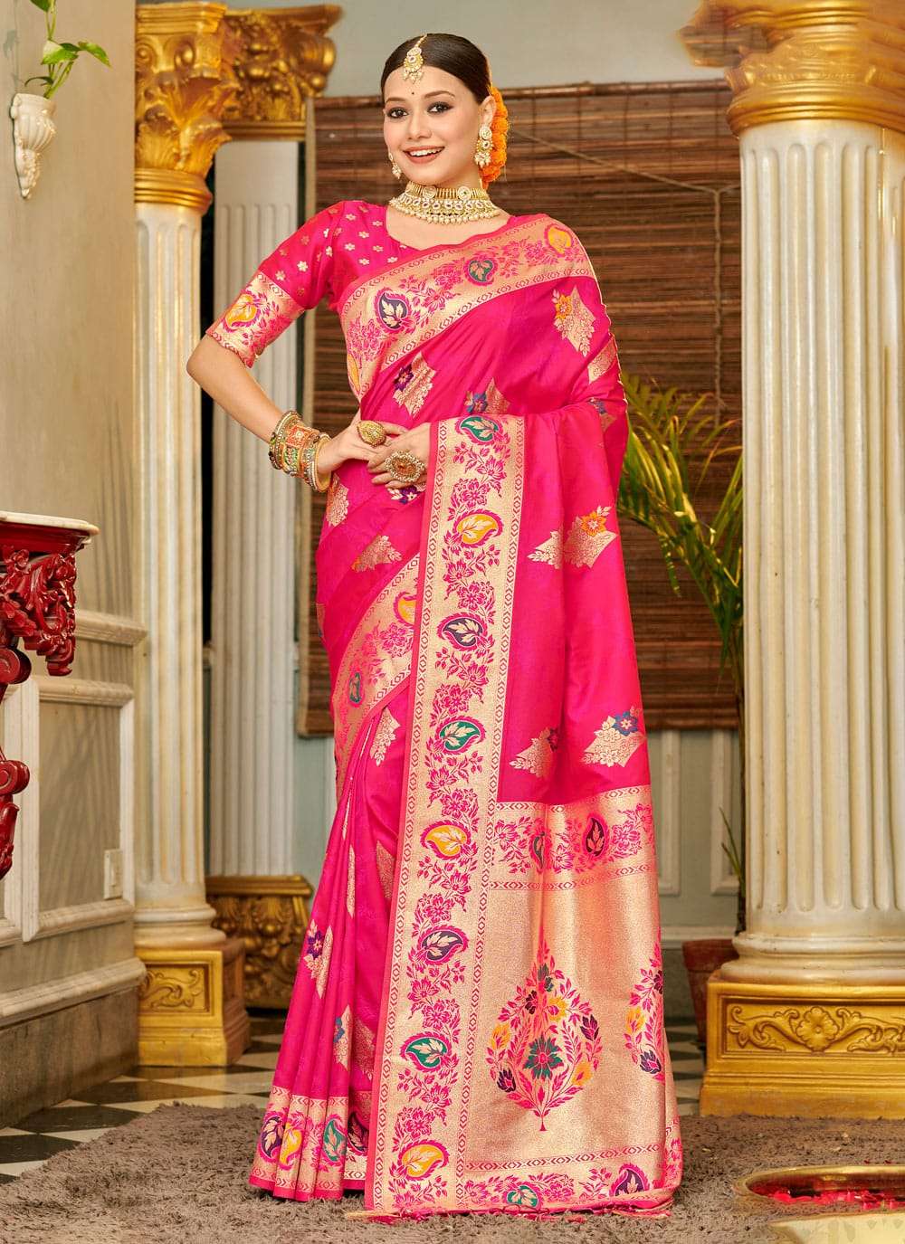 SEHNAI BY BUNAWAT 1001 TO 1006 SERIES BANARASI SILK WORK SAREES