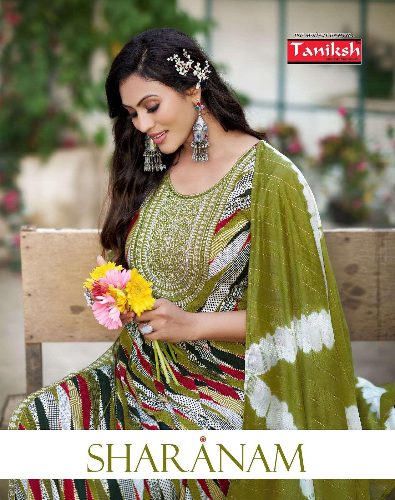 SHARNAM BY TANIKSH 101 TO 108 SERIES DESIGNER RAYON STITCHED DRESSES