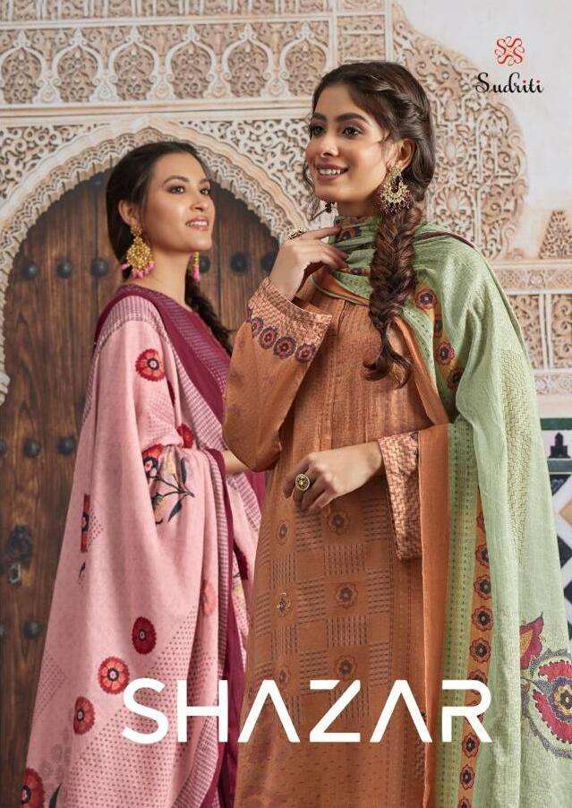 SHAZAR BY SUDRITI DESIGNER CAMBRIC COTTON DIGITAL PRINT  DRESSES