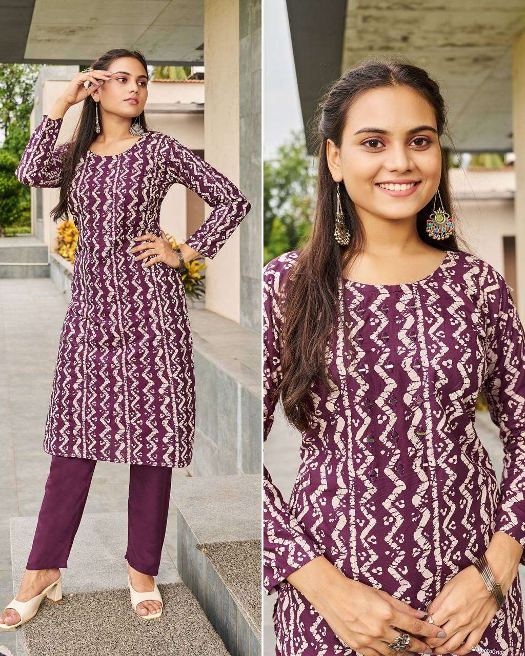 SIBORI VOL-01 BY ASLIWHOLESALE DESIGNER FACNY RAYON PRINTED KURTI