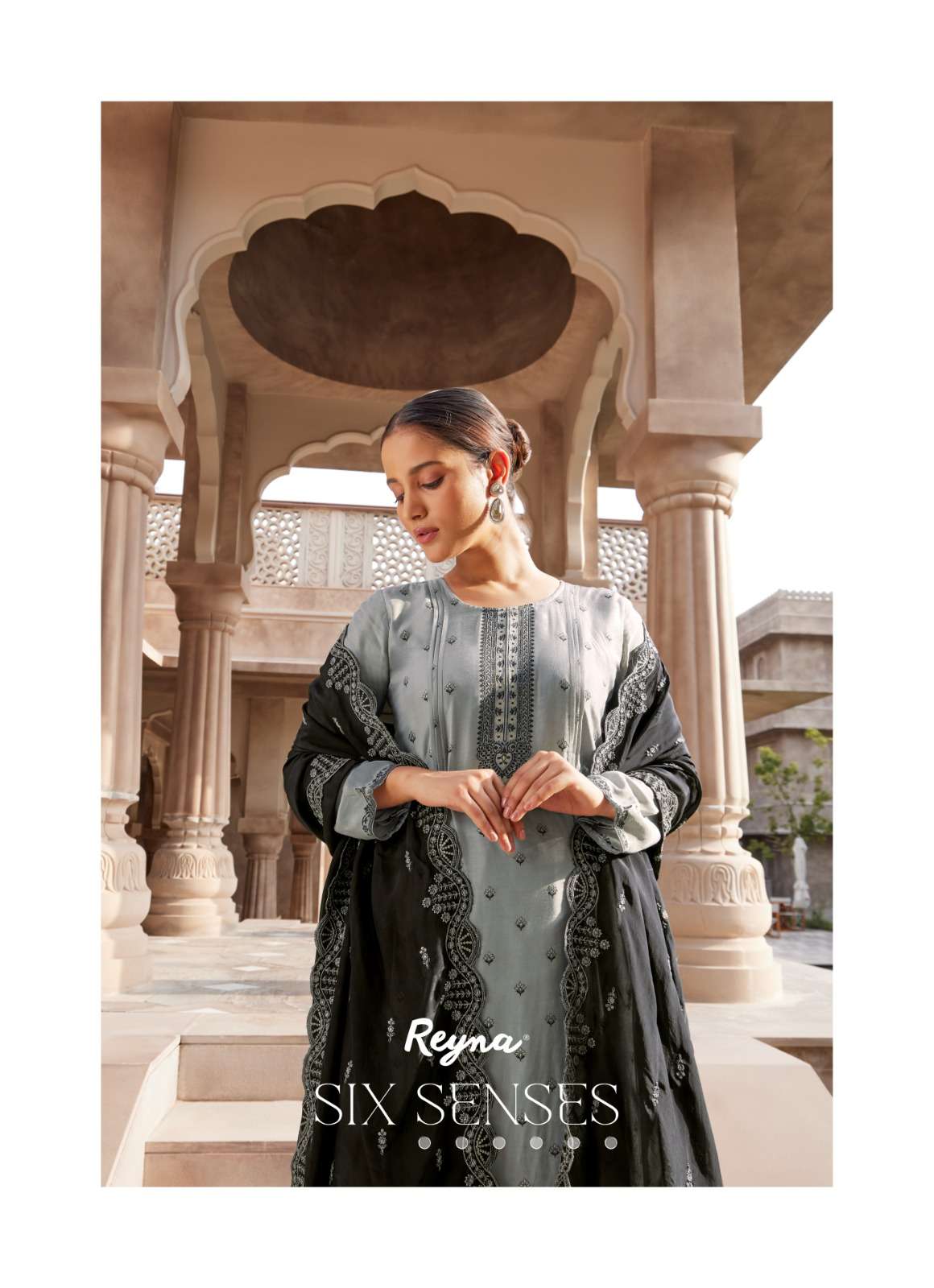 SIX SENSES BY REYNA 1001 TO 1006 SERIES DESIGNER RUSSIAN SILK DRESSES 