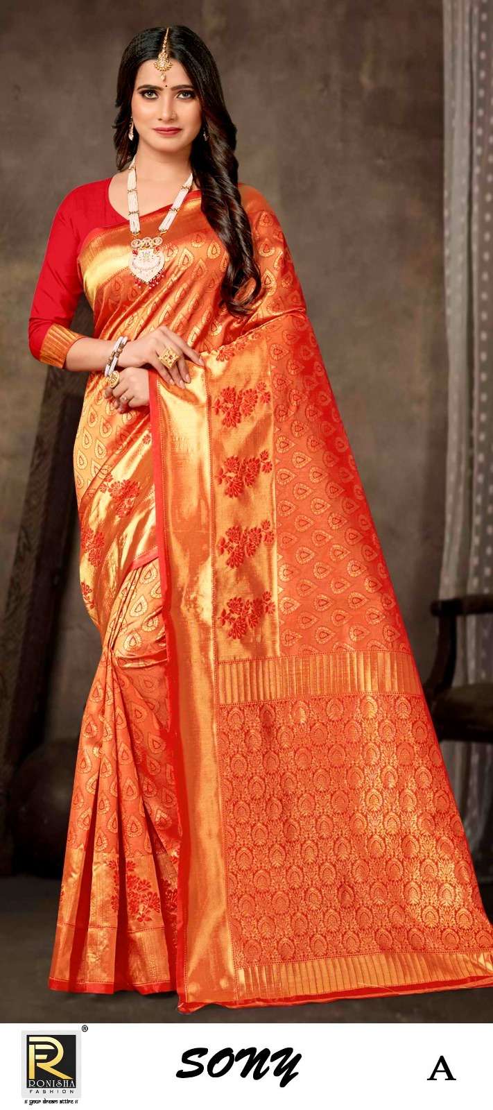 SONY BY RONISHA FASHION DESIGNER FANCY BANARASI SILK SAREES