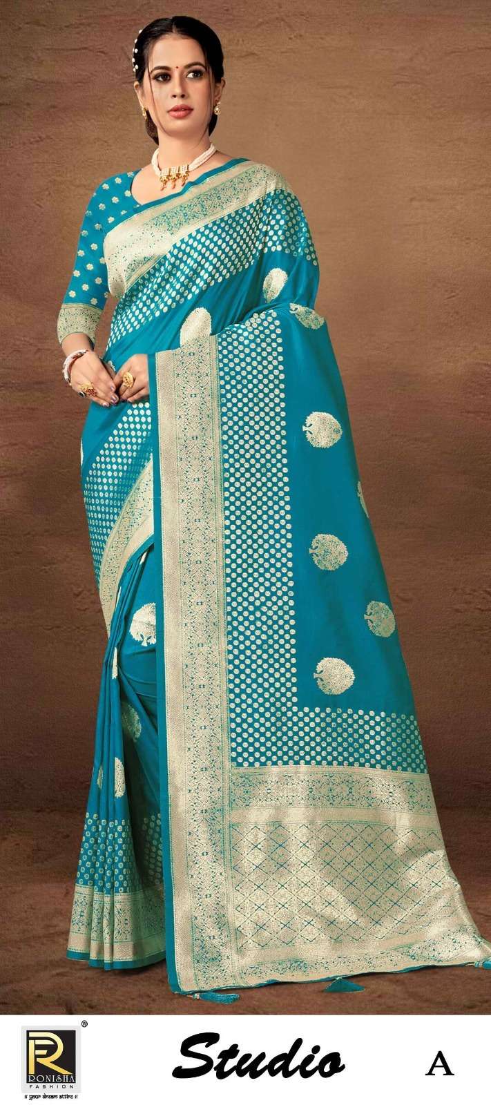 STUDIO BY RONISHA FASHION DESIGNER FANCY BANARASI SILK SAREES