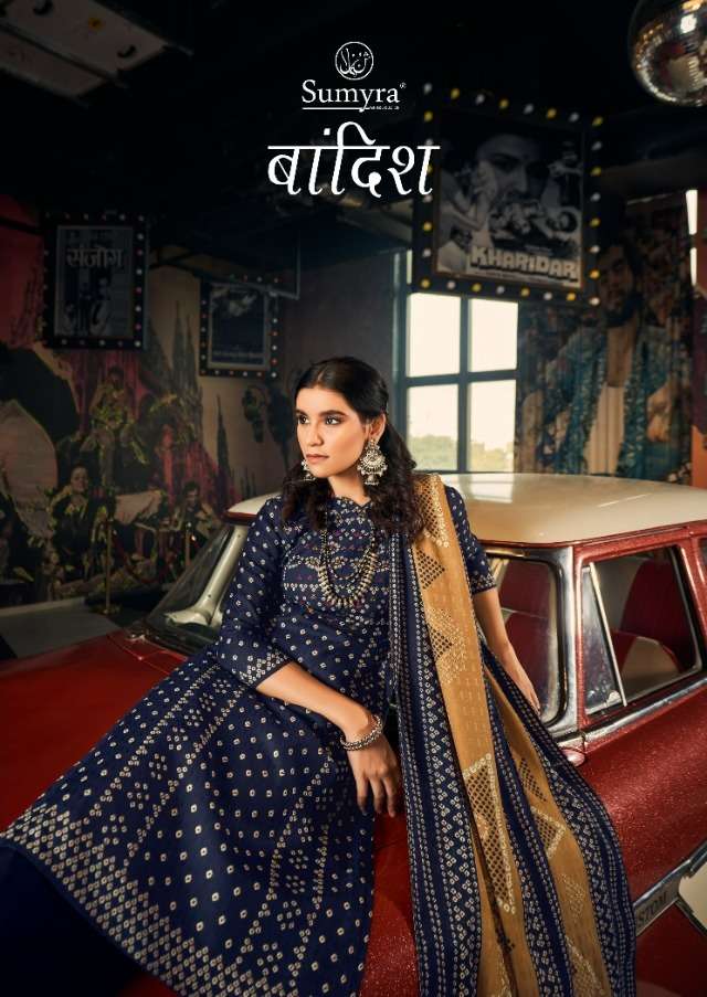 SUMYRA BANDISH BY RADHIKA FASHION 1001 TO 1008 SERIES PASHMINA DRESSES