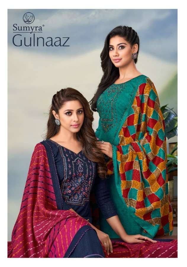 SUMYRA GULNAAZ BY RADHIKA FASHION 1001 TO 1008 SERIES PASHMINA DRESSES