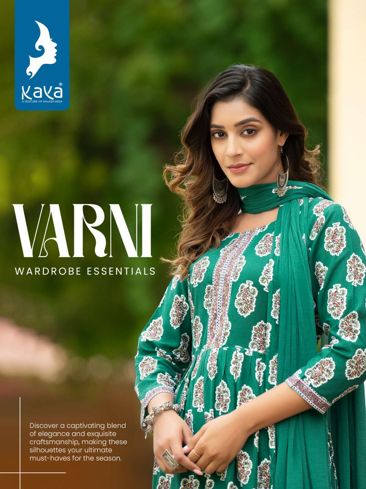 VARNI BY KAYA 01 TO 06 SERIES DESIGNER RAYON PRINTED DRESSES