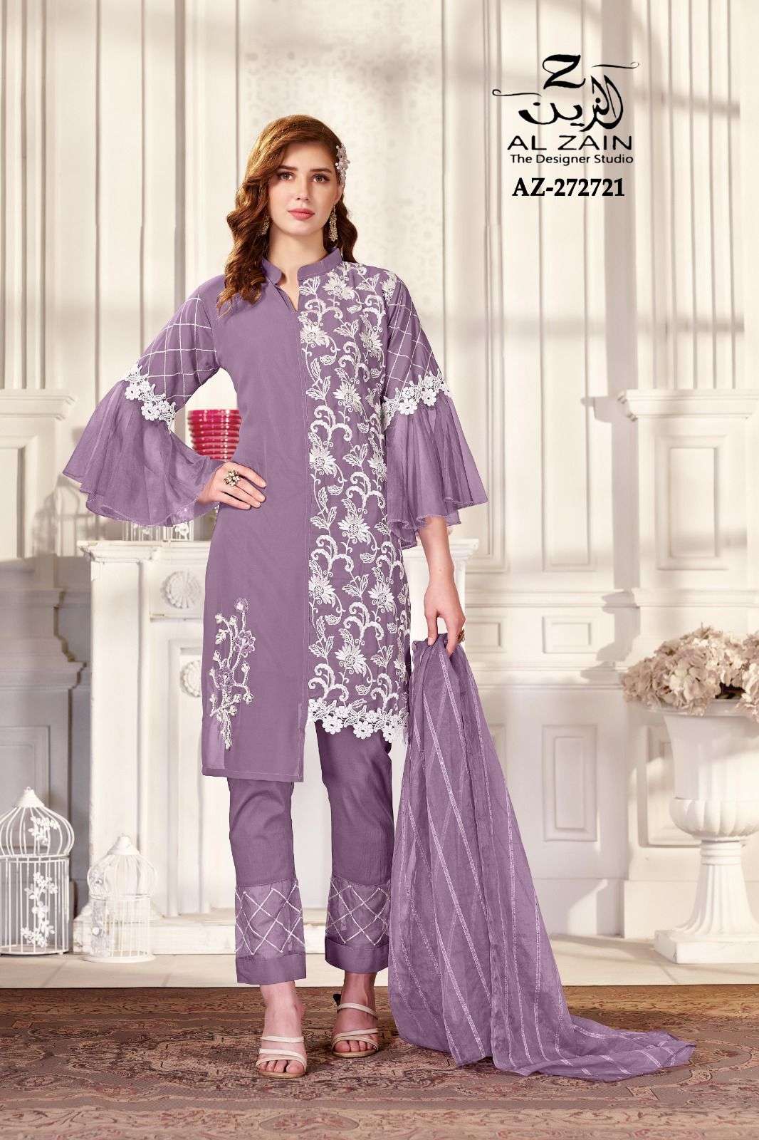 AL-ZAIN 272721 COLOURS BY ASLIWHOLESALE GEORGETTE STITCHED DRESSES