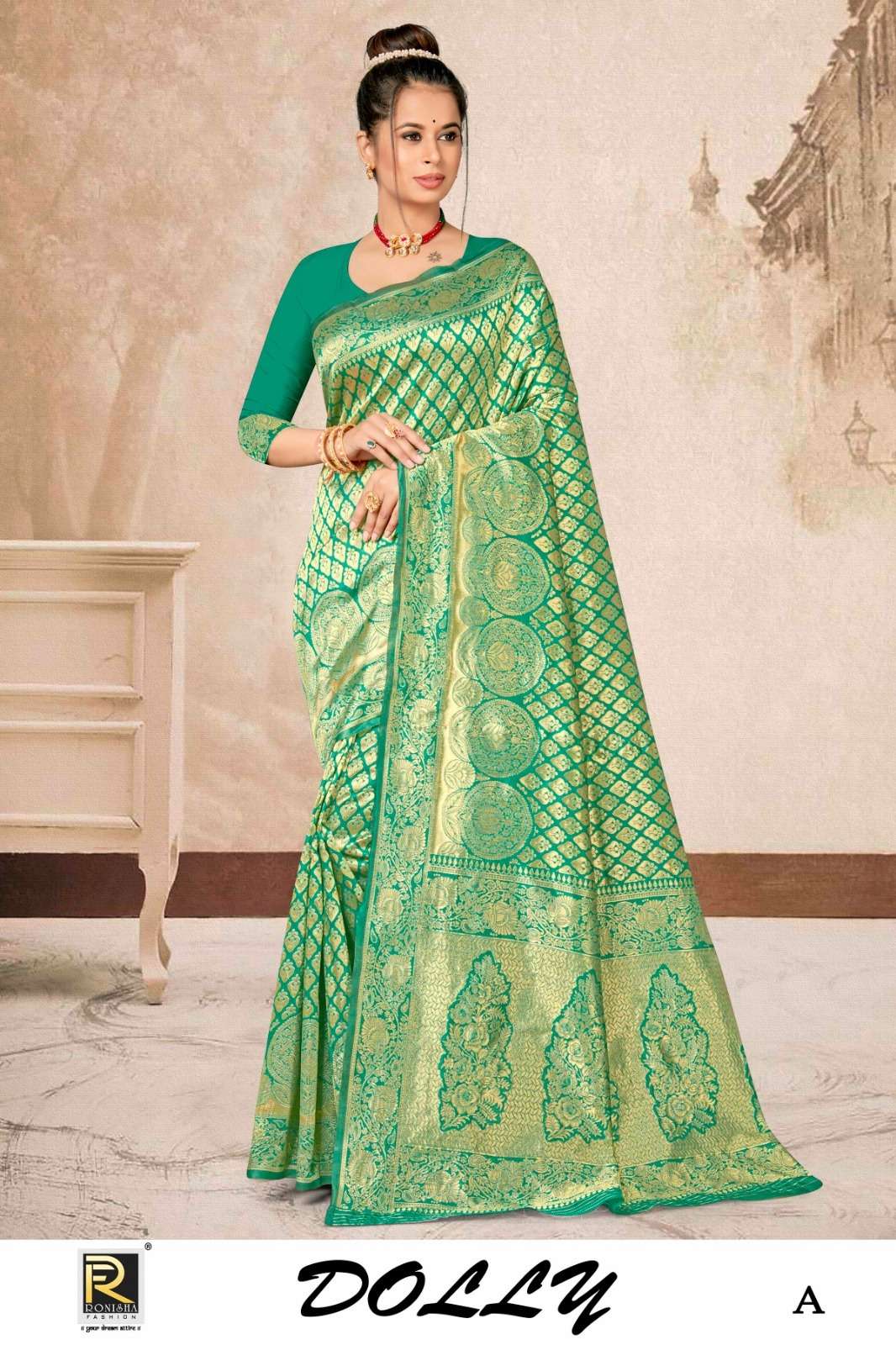 DOLLY BY RONISHA FASHION DESIGNER FANCY BANARASI SILK SAREES