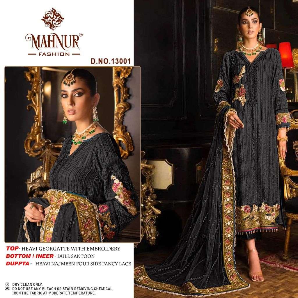 EMAAN ADEEL PREMIUM COLLECTION VOL-13 BY MAHNUR FASHION GEORGETTE PAKISTANI DRESSES