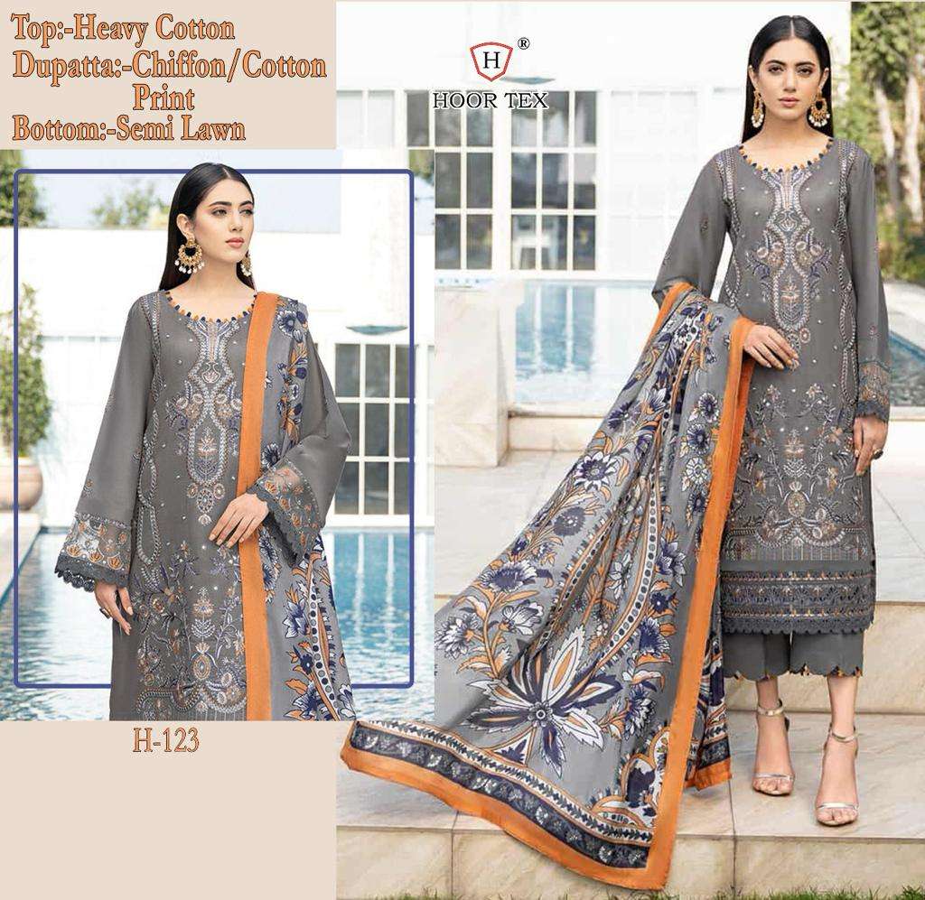 H-123 HIT DESIGN BY HOOR TEX DESIGNER HEAVY COTTON WORK DRESSES