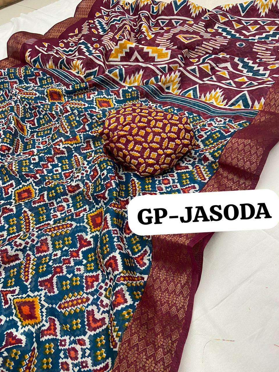 JASODA BY ASLIWHOLESALE DESIGNER FANCY COTTON SILK SAREES