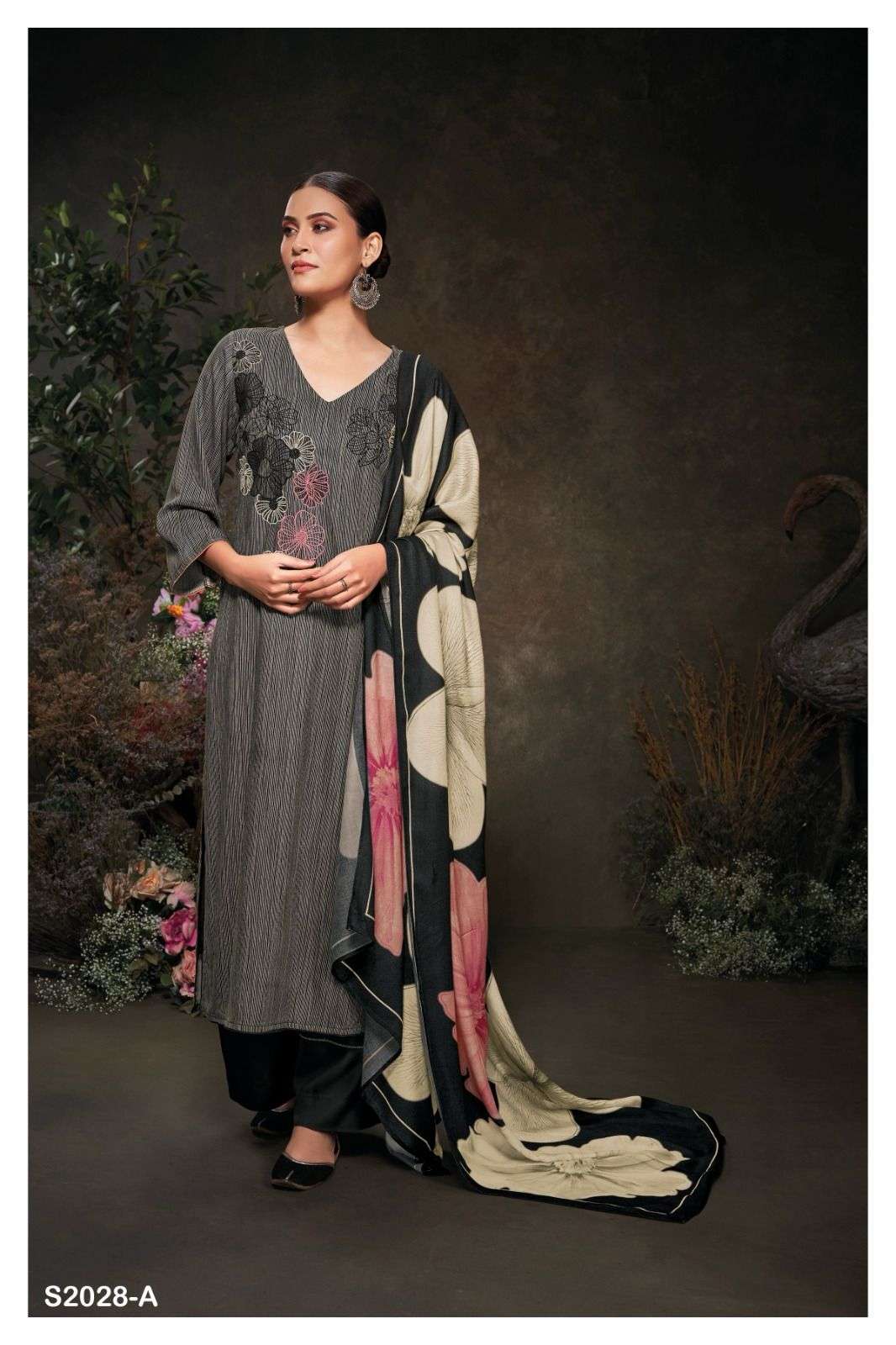 JAYA 2028 BY GANGA FASHIONS HEAVY PREMIUM PASHMINA WORK DRESSES