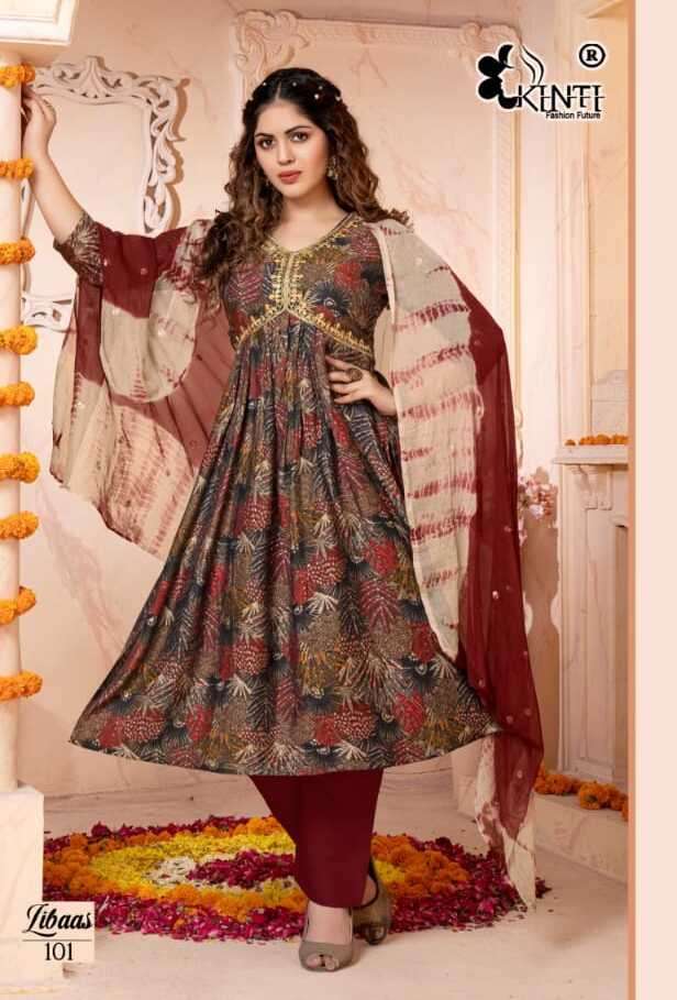 LIBAAS BY KINTI 101 TO 108 SERIES FANCY MODAL PRINT DRESSES