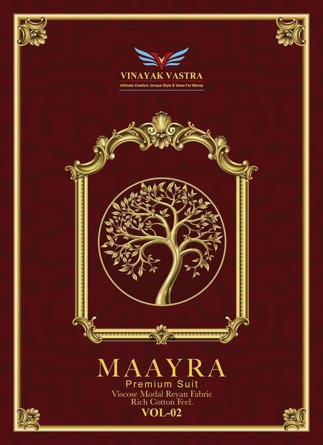 MAAYRA VOL-2 BY VINAYAK VASTRA 2001 TO 2018 SERIES DESIGNER COTTON DRESSES