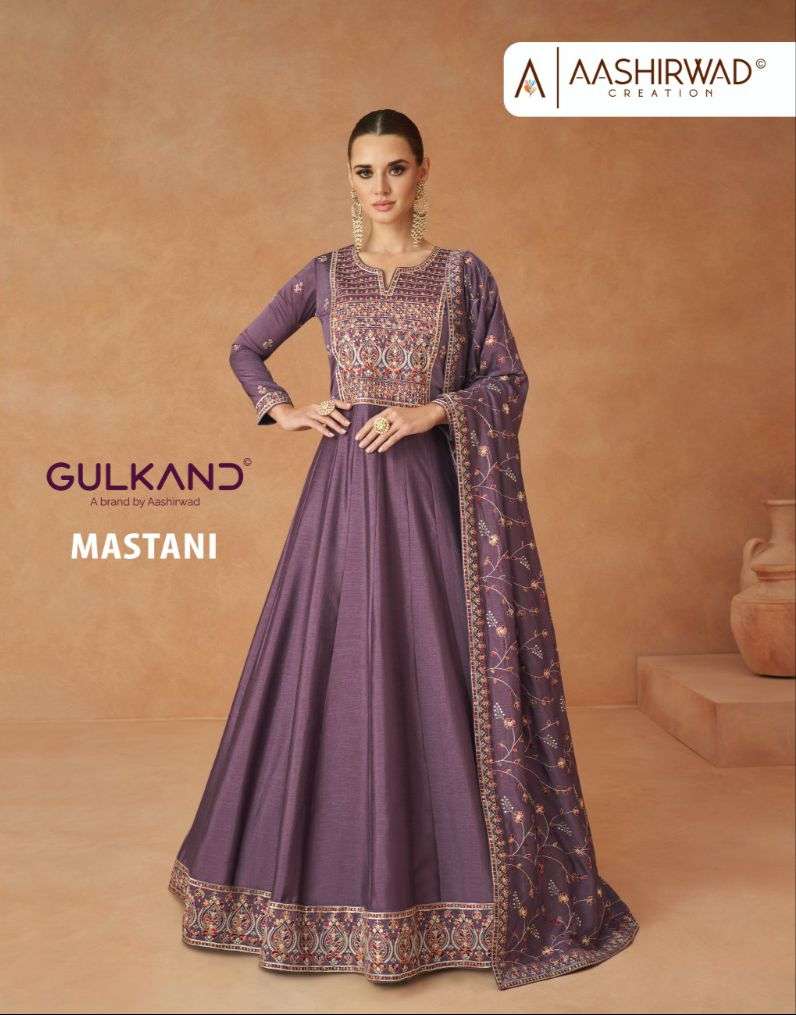 MASTANI BY AASHIRWAD CREATION 9802 TO 9804 SERIES PREMIUM SILK DRESSES