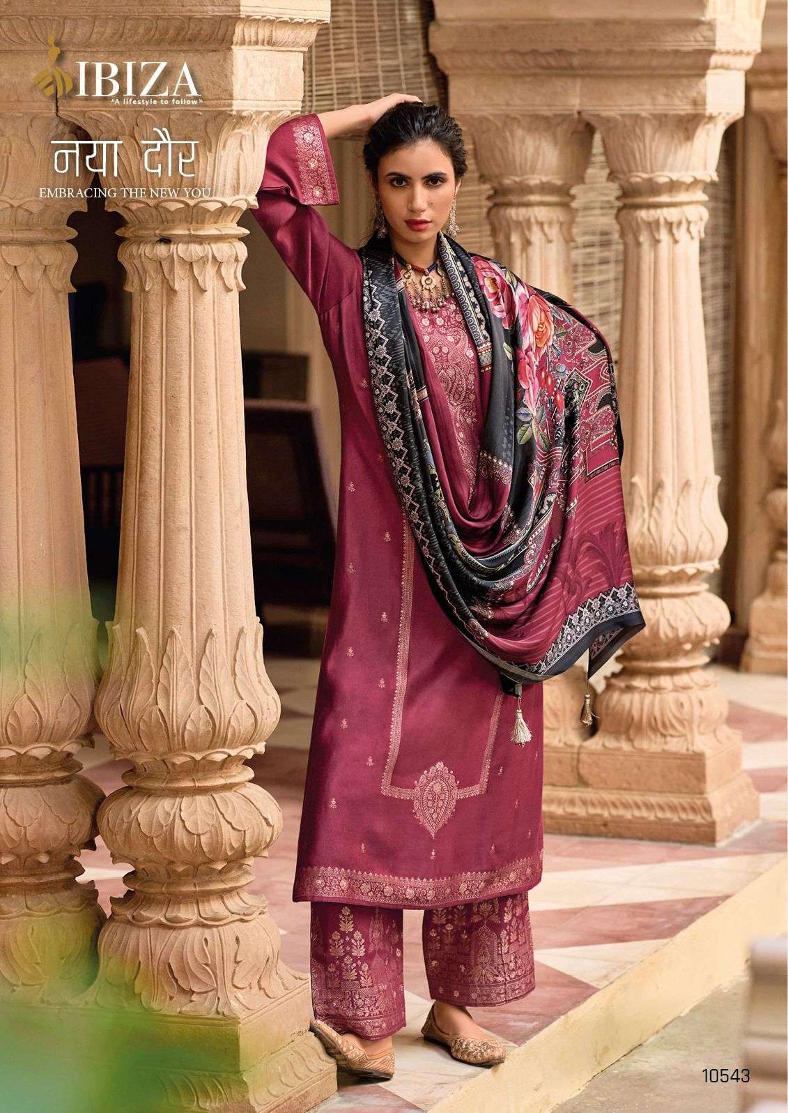 NAYA DOR BY IBIZA 10543 TO 10550 SERIES VISCOSE PASHMINA DRESSES