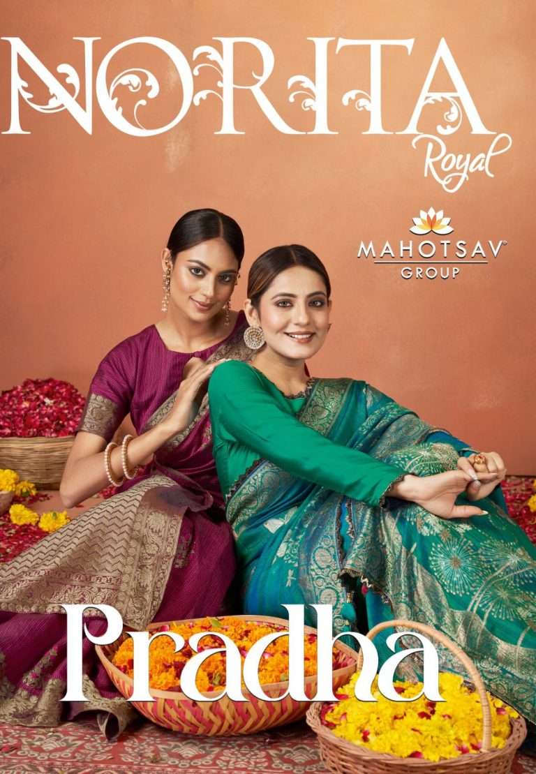 NORITA PRADHA BY MAHOTSAV DESIGNER FANCY ORGANZA SILK PRINTED SAREES