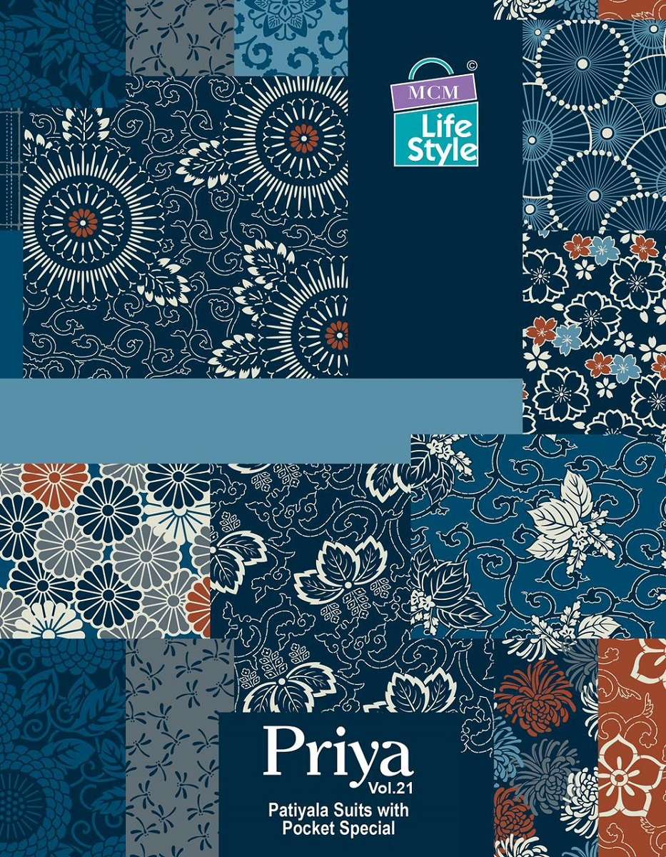 PRIYA VOL-21 BY MCM LIFESTYLE 2106 TO 2139 SERIES COTTON DRESSES