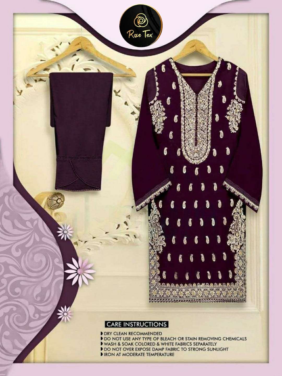 RT 122 NX BY ROSE TEX DESIGNER DESIGNER GEORGETTE PAKISTANI DRESSES