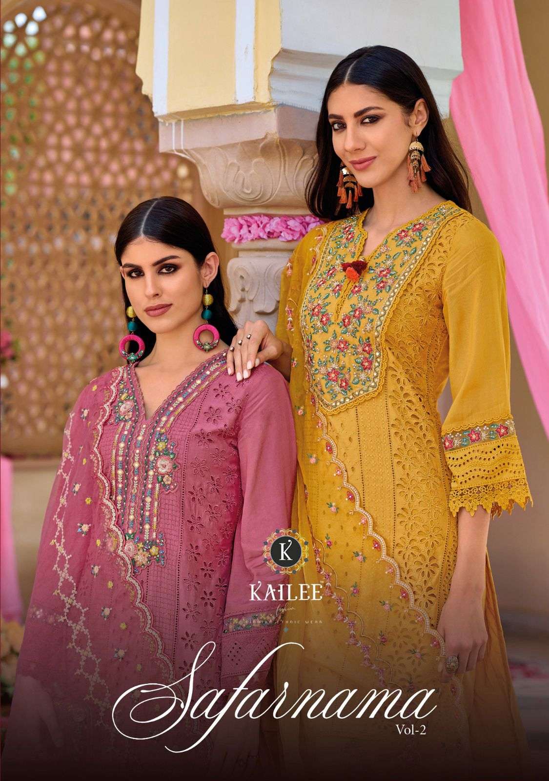 SAFARNAMA VOL-2 BY KALKI FASHION 41301 TO 41306 SERIES VISCOSE STITCHED DRESSES