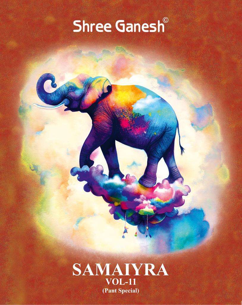 SAMAIYRA VOL-11 BY SHREE GANESH 2101 TO 2020 SERIES COTON PRINTED DRESSES