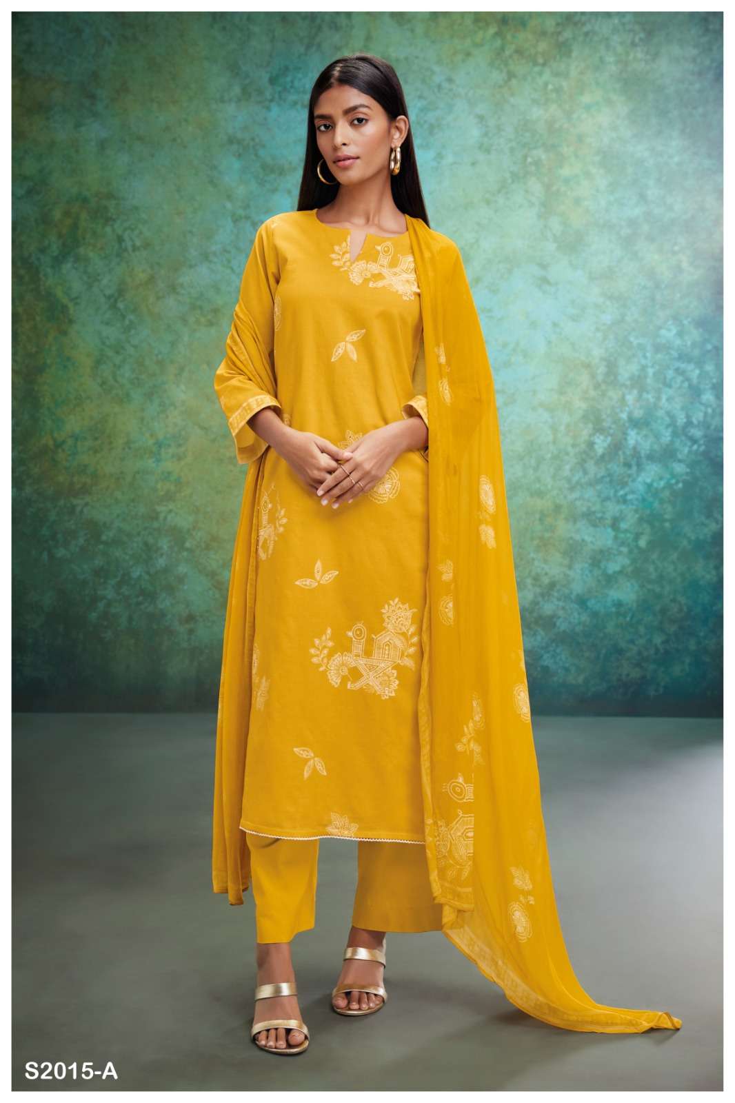 SARIKA 2015 BY GANGA FASHIONS HEAVY PREMIUM WOOL PASHMINA WORK DRESSES