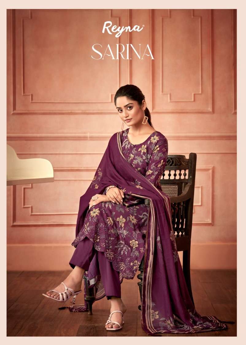 SARINA BY REYNA 1001 TO 1003 SERIES DESIGNER RUSSIAN SILK DRESSES 